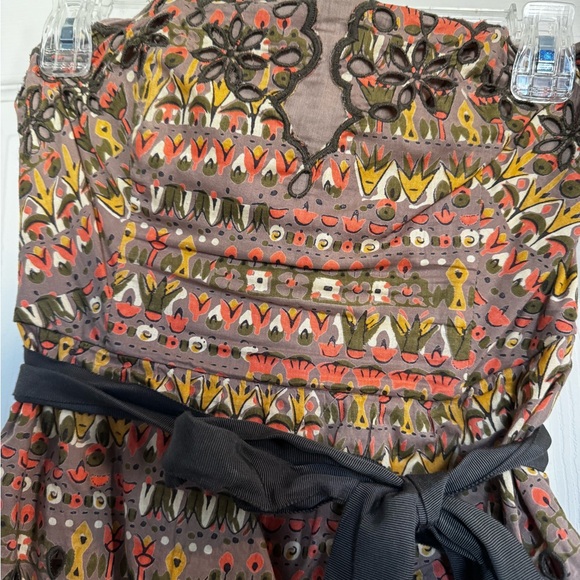 Anthropologie Floreat tiered peplum boho top size 6 - Picture 3 of 8